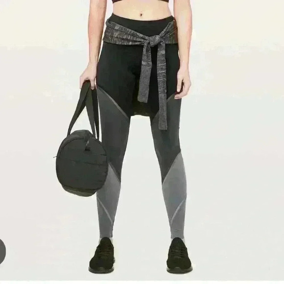 Lululemon Pants leggings in grays size 2  nulu - Picture 6 of 7